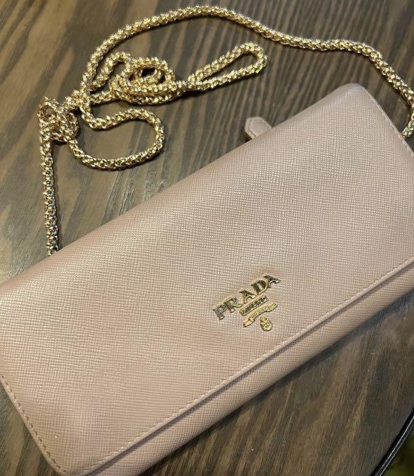 Prada wallet top sling bag
