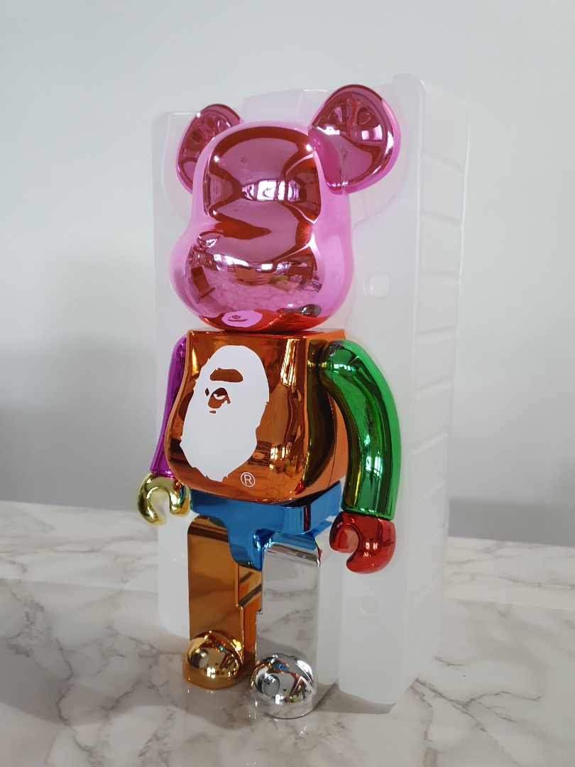 Medicom Toy, Bape BEARBRICK BAPE 25th Anniversary Multicolor Foil