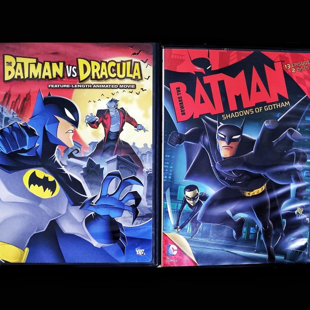 劇場版)Batman vs Dracula/ Shadows of Gotham蝙蝠俠原裝動畫版[DVDx3], 興趣及遊戲, 音樂、樂器& 配件,  音樂與媒體- CD 及DVD - Carousell