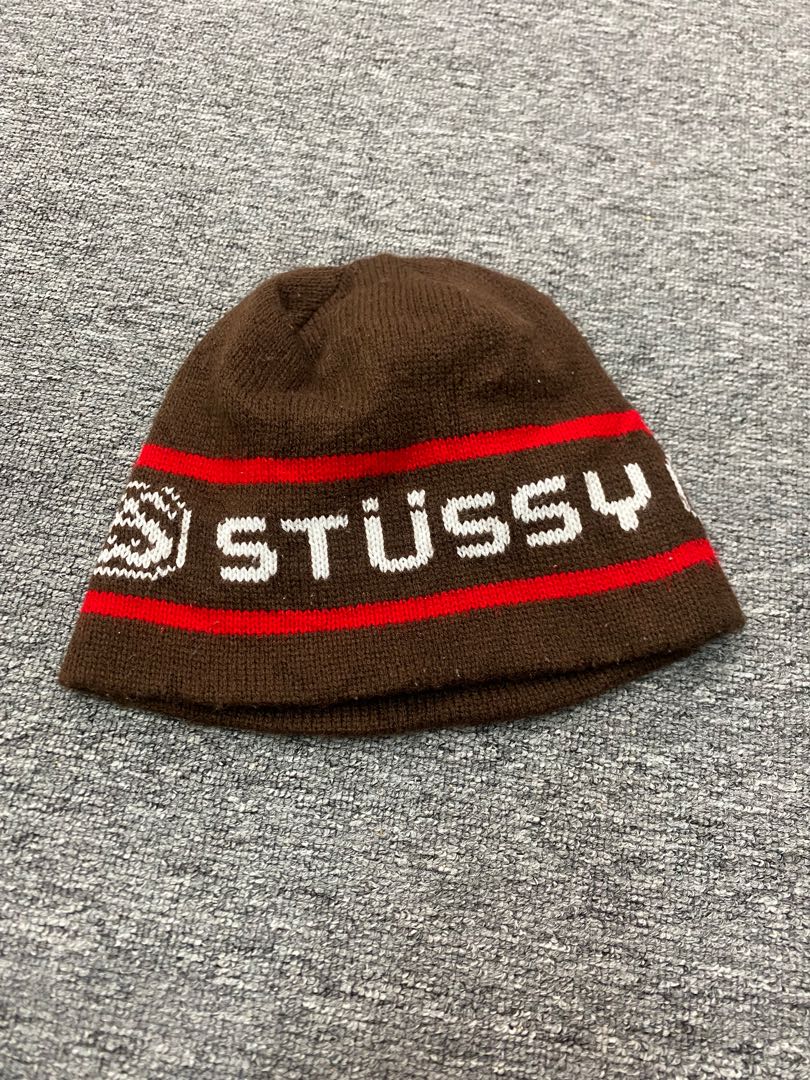 90s Vintage Beanie stussy made in usa, Men's Fashion