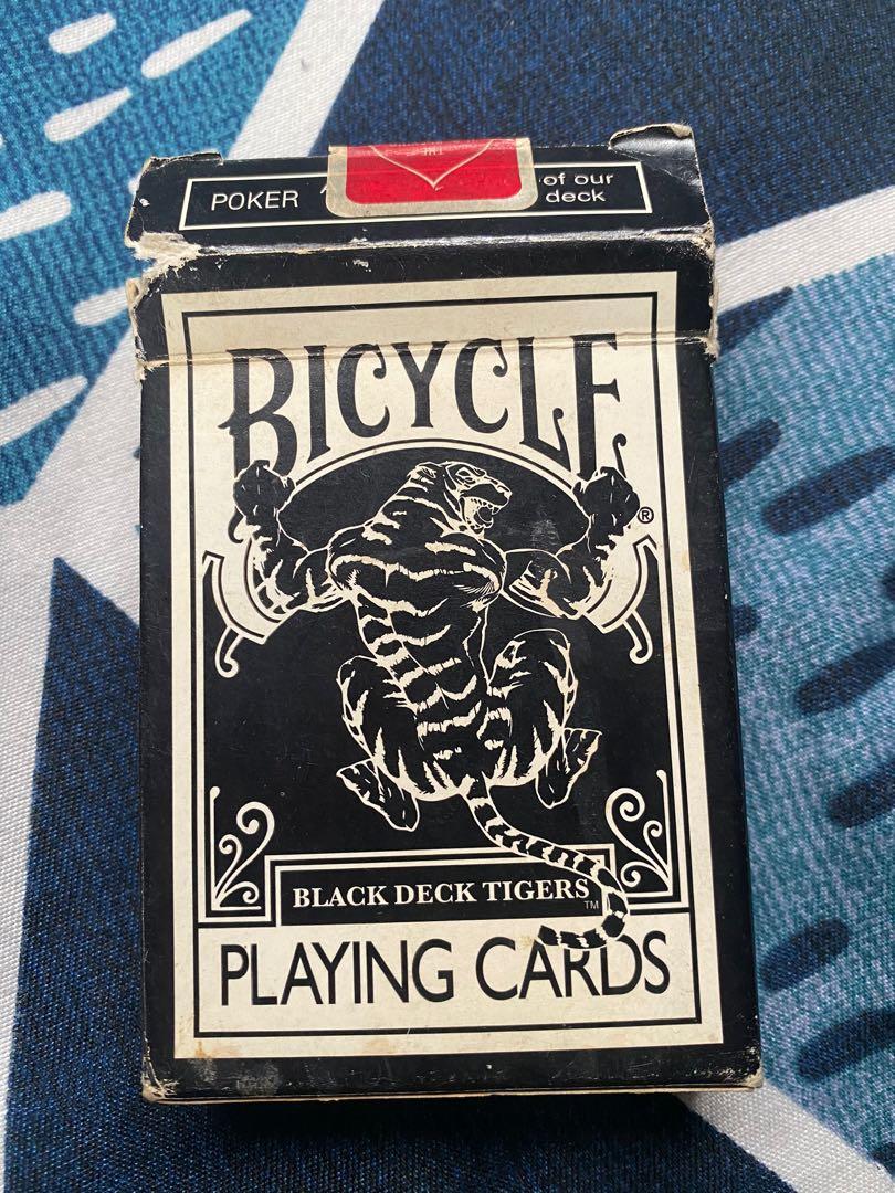 BICYCLE (Black Deck Tiger) Playing Cards, Hobbies & Toys, Toys & Games