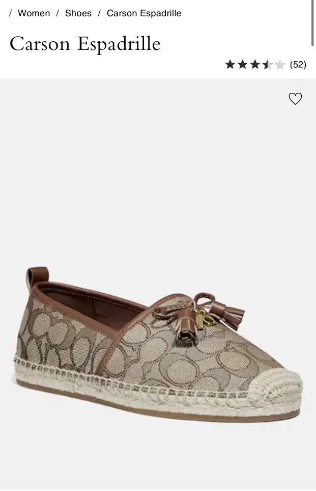 BN Authentic Coach Loafers, Women's 
