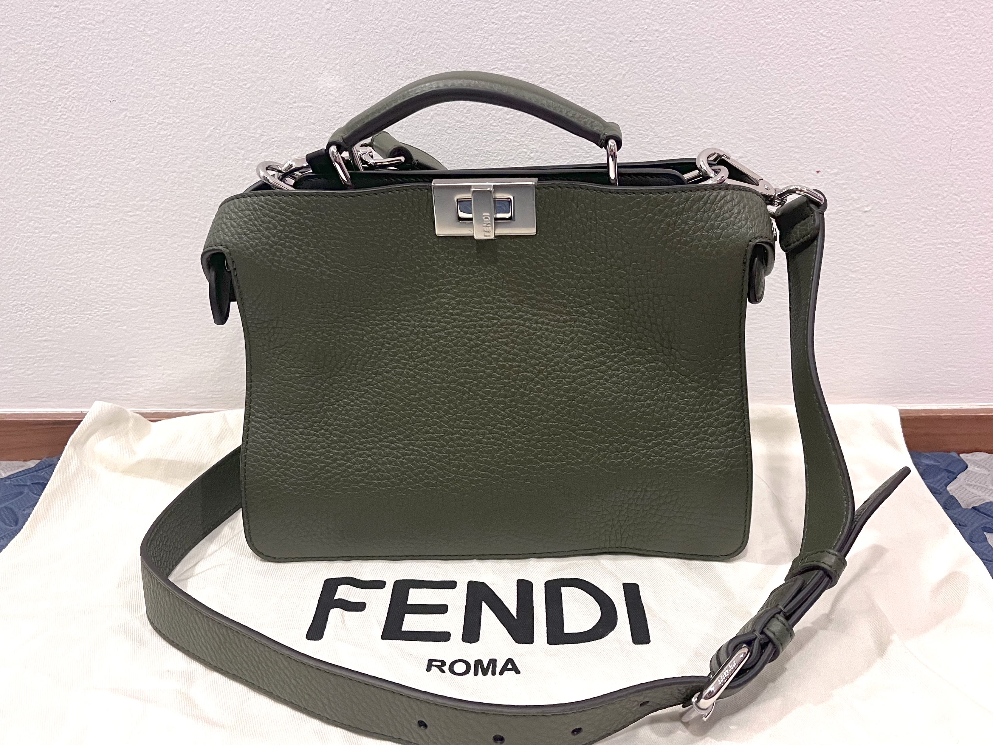 Fendi peekaboo mini green outlet