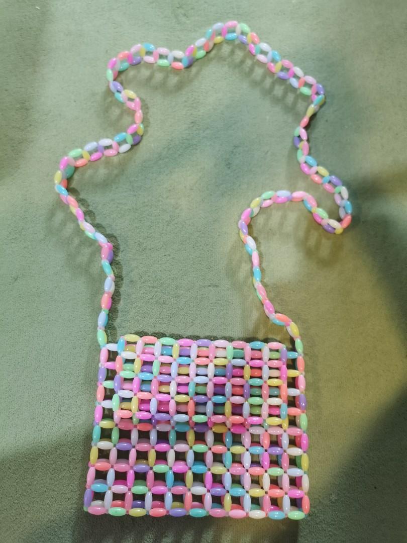 Rainbow sale beaded bag