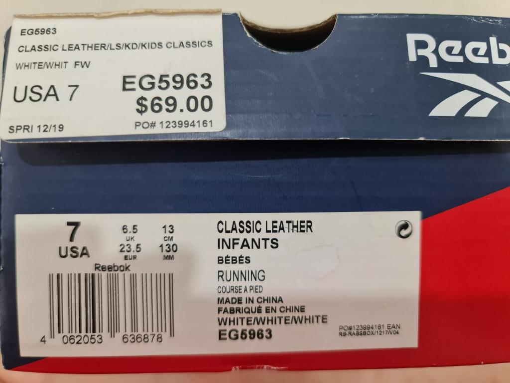 Reebok infant sale