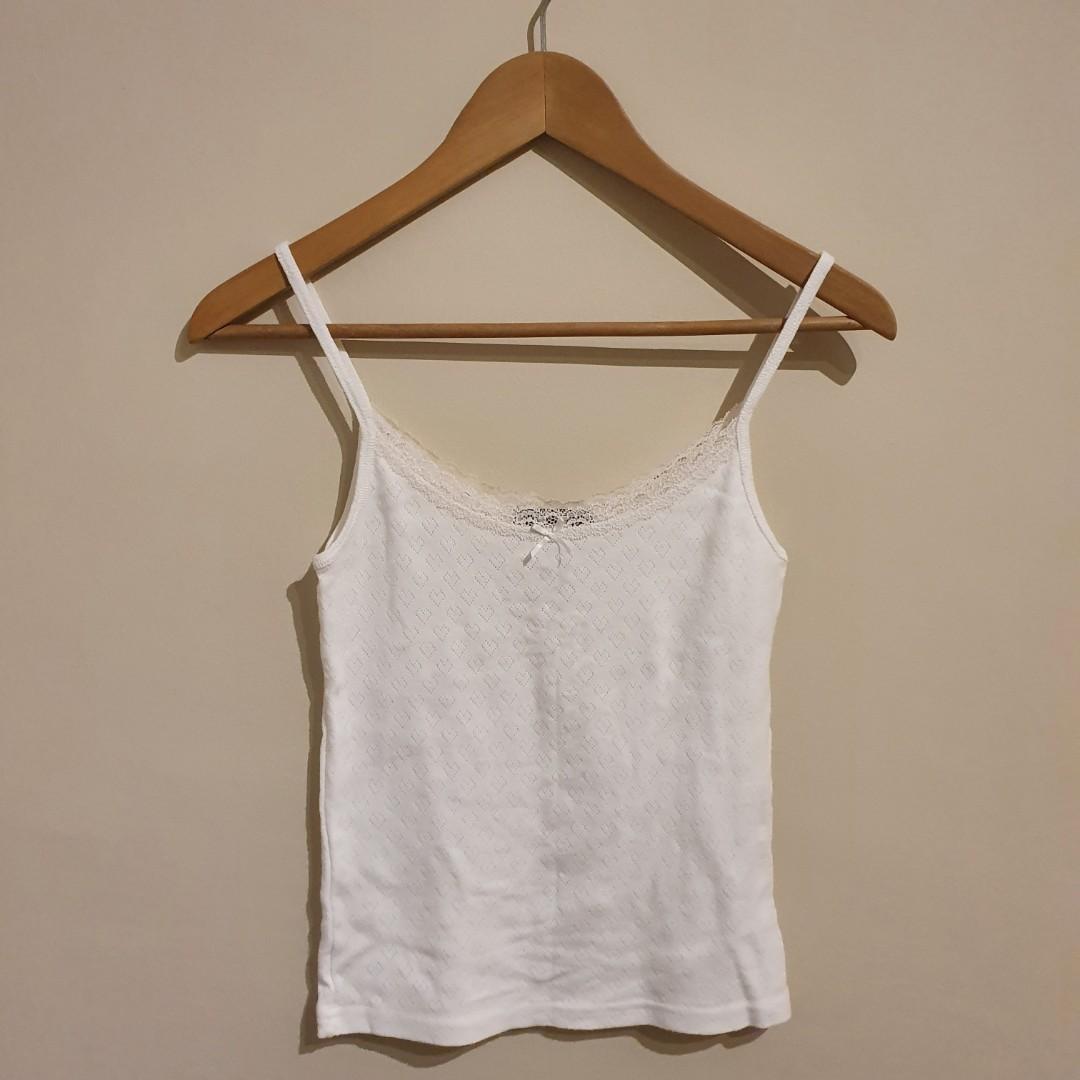 Brandy Melville - Skylar Heart Tank on Designer Wardrobe
