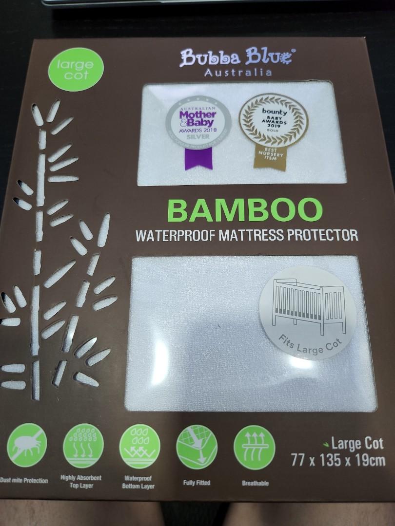 bubba blue bamboo mattress protector