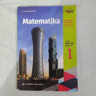 Buku Matematika Minat Kelas 10 (Penerbit Erlangga)