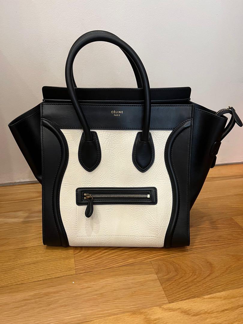 Celine black sales and white bag