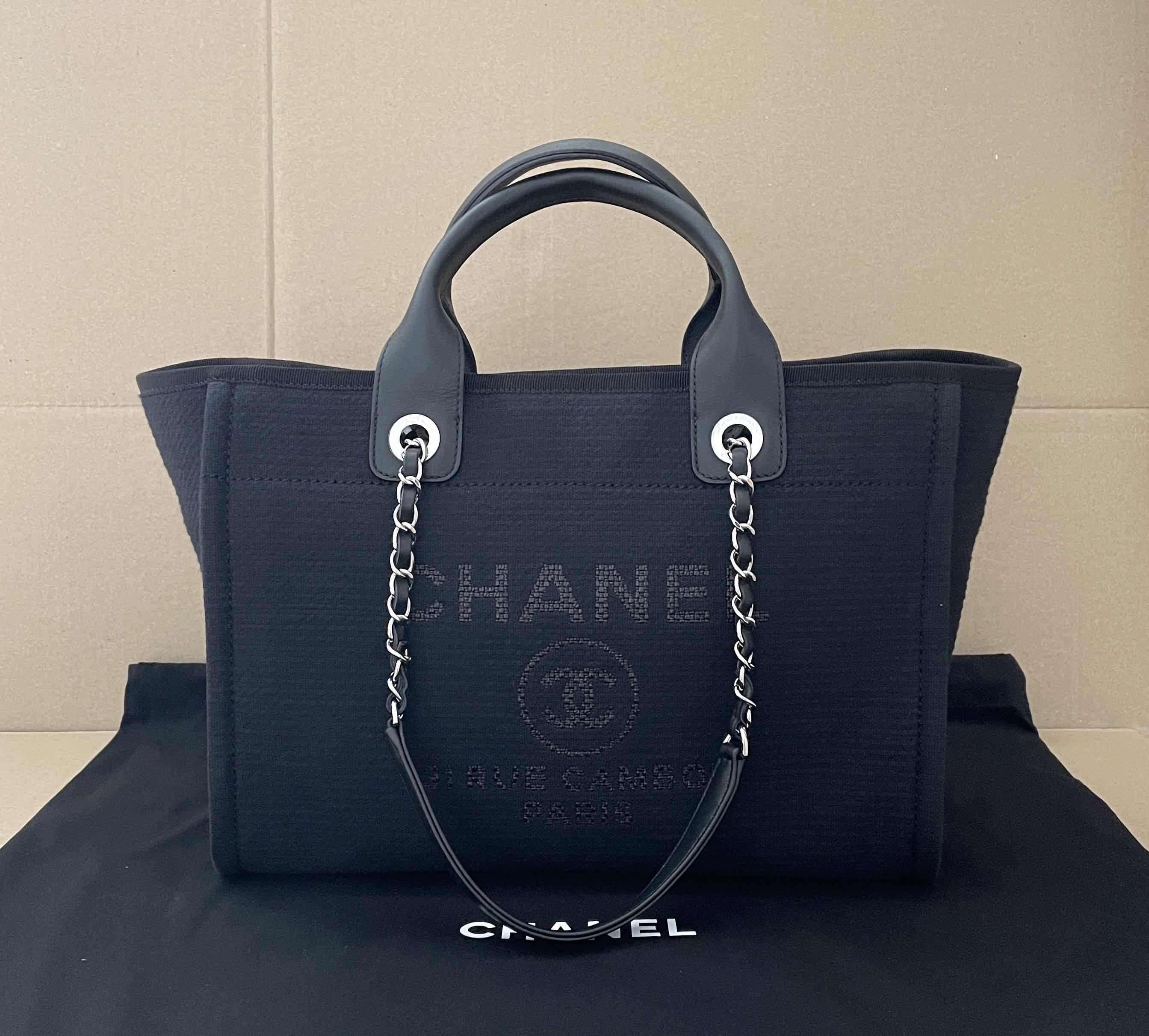 22s Chanel Deauville Small Tote Bag