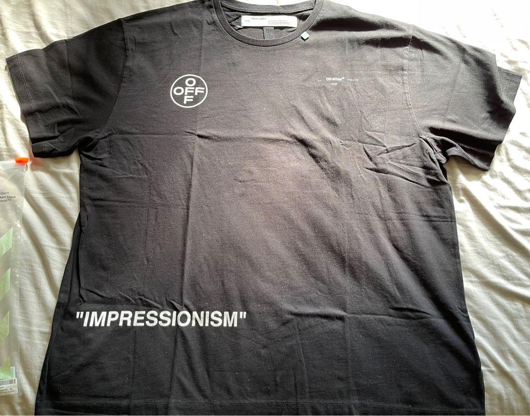 Off white bart deals peace tee