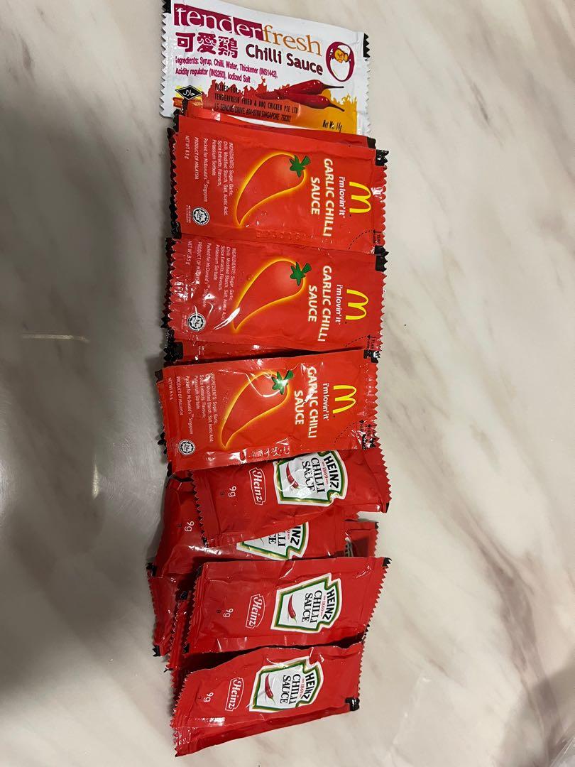 chilli sauce packets, Food & Drinks, Spice & Seasoning on Carousell