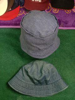 combo denim bucket