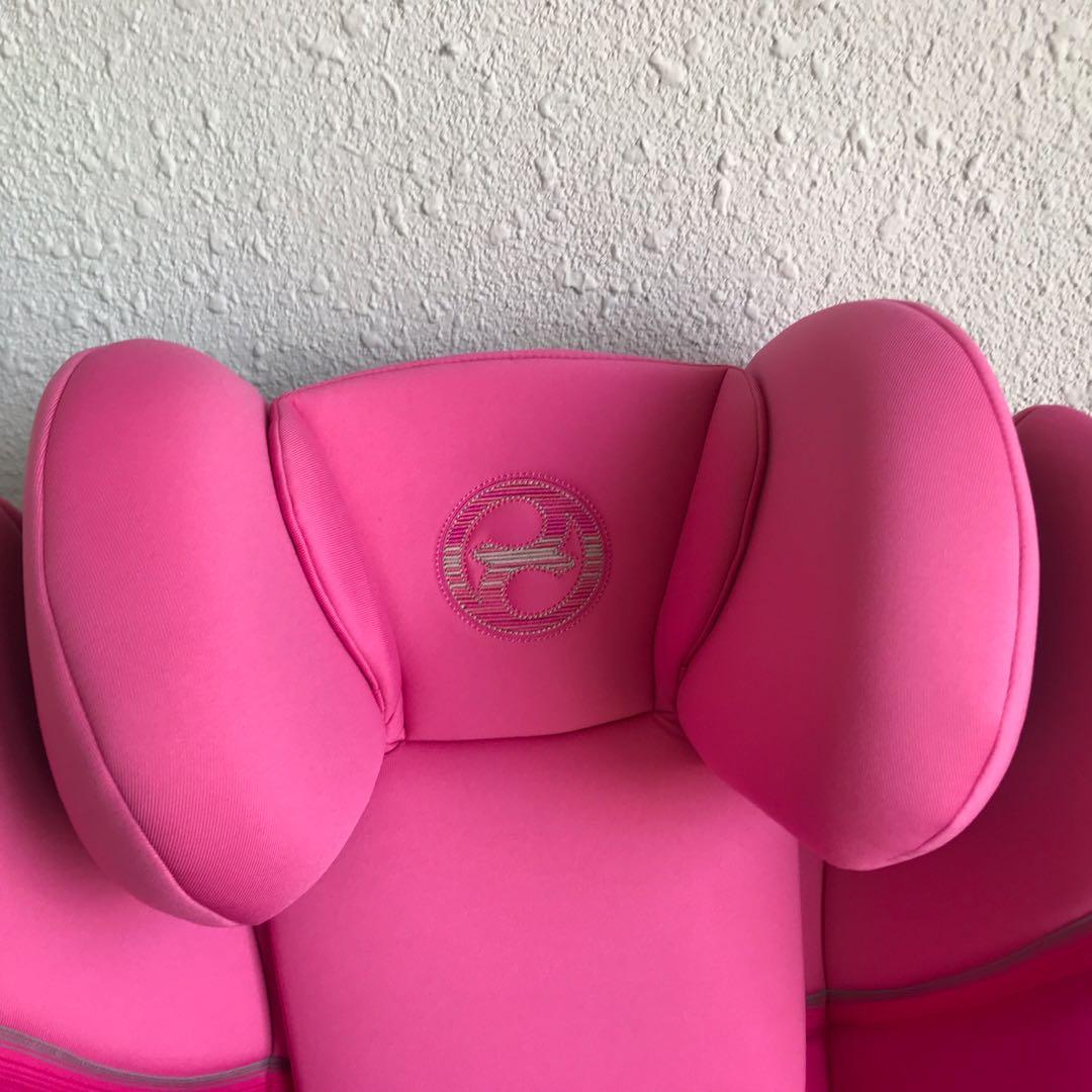 Car Seat Cybex Solution S2 i-Fix Magnolia Pink 100-150cm. - BABY HOME
