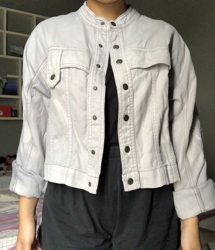 Denim Jacket cotton:on, Fesyen Wanita 