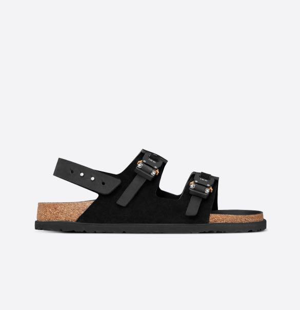 Dior X Birkenstock Milano Sandal - Black, Luxury, Sneakers
