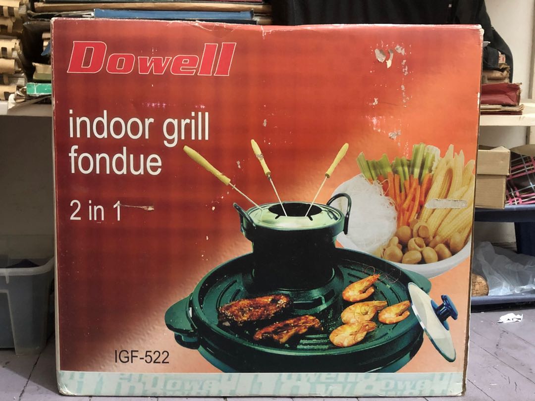 Dowell indoor Grill & mini shabu hotpot, Furniture & Home Living