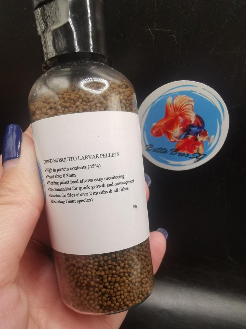 Dried Mosquito Larvae Pellets, Pet Supplies, Health & Grooming on Carousell