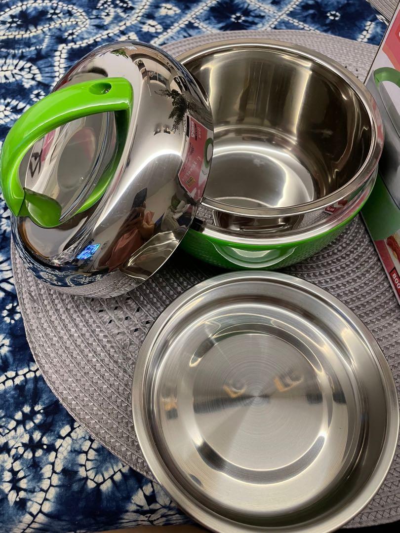 Endo Stainless Steel Lunch Bento Box 800ml, Furniture & Home Living