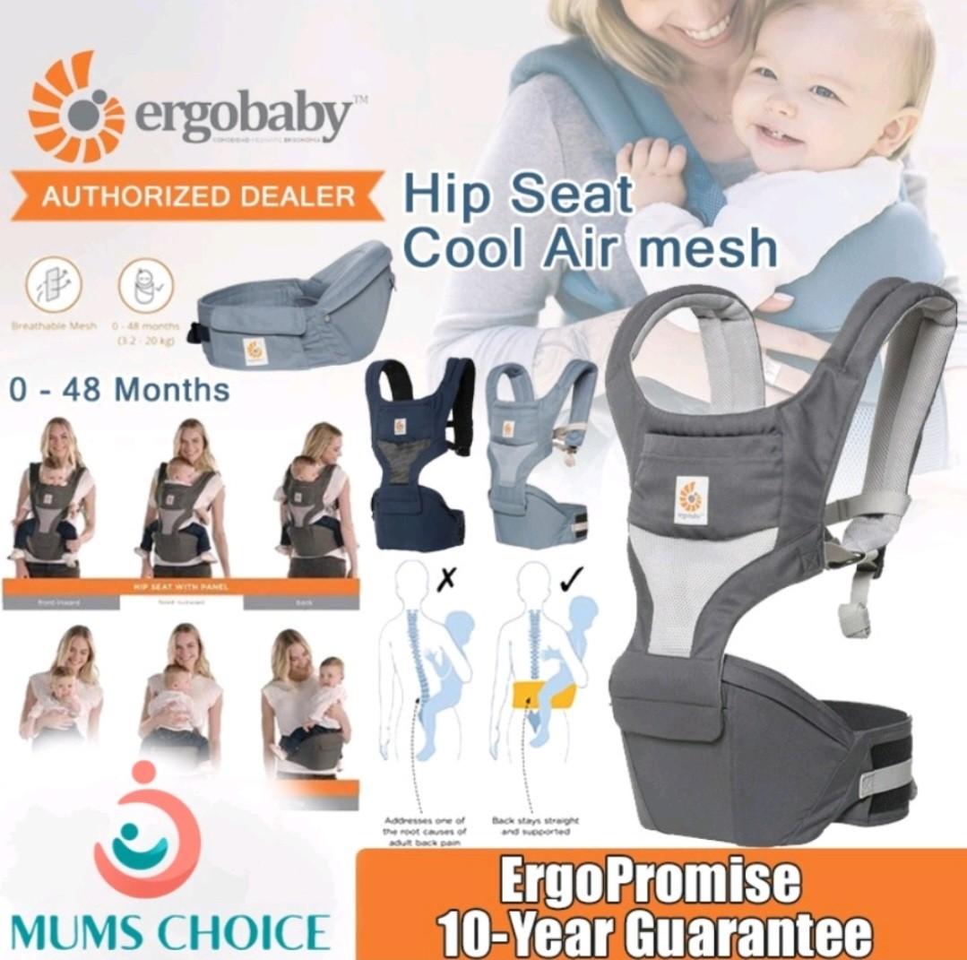 Ergobaby hipseat cool mesh, Babies & Kids, Going Out, Carriers & Slings on Carousell