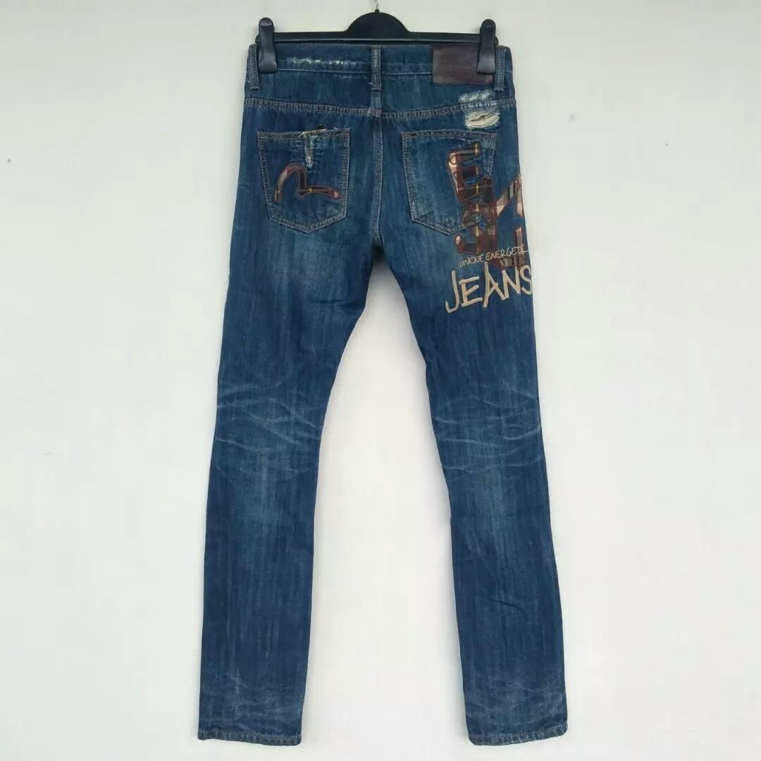 Evisu Jeans Size 30, Fesyen Pria 