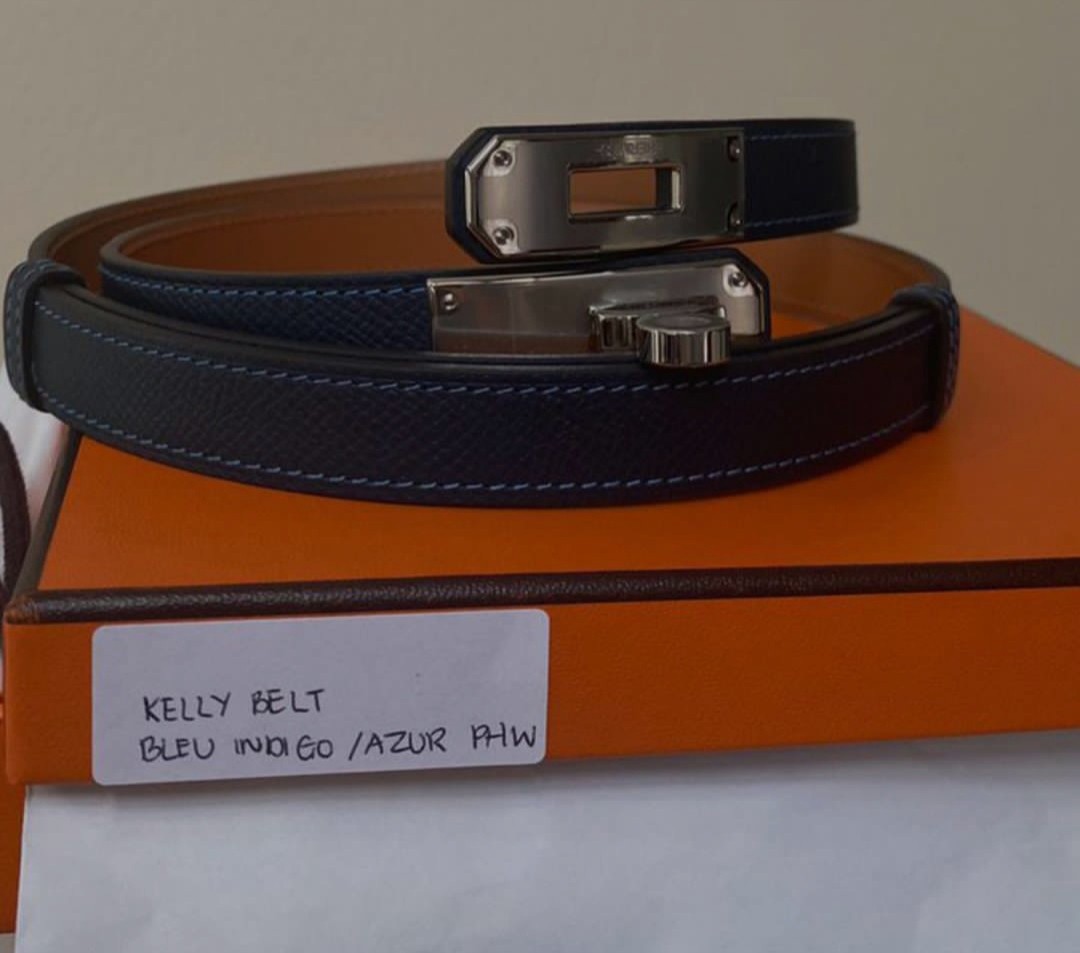 Kelly Belt Kbelt Bleu Indigo Phw Stamp 