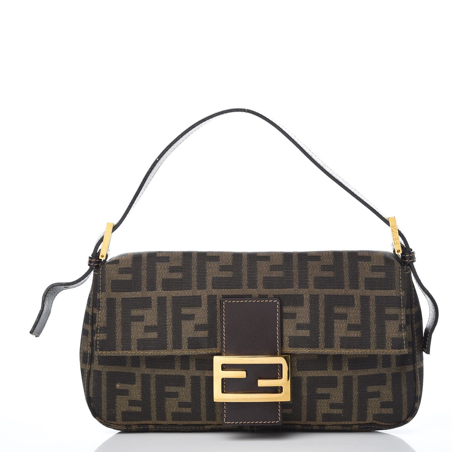 Gold best sale fendi baguette