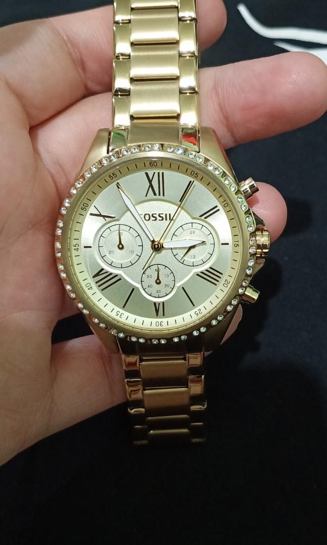 Womens big face fossil sales watches