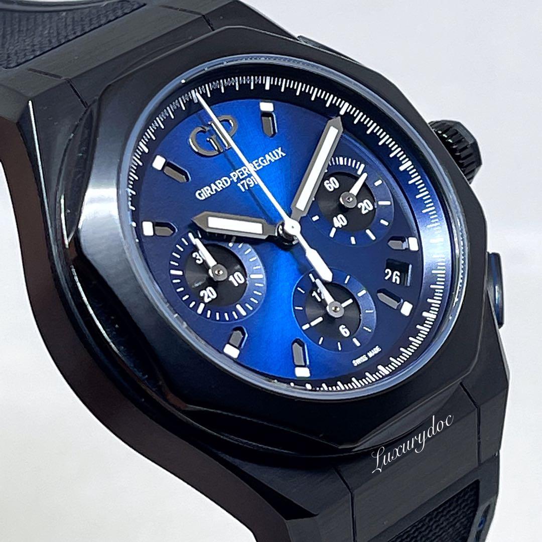 FS.BNIB GIRARD PERREGAUX LAUREATO ABSOLUTE TITANIUM PVD AUTOMATIC