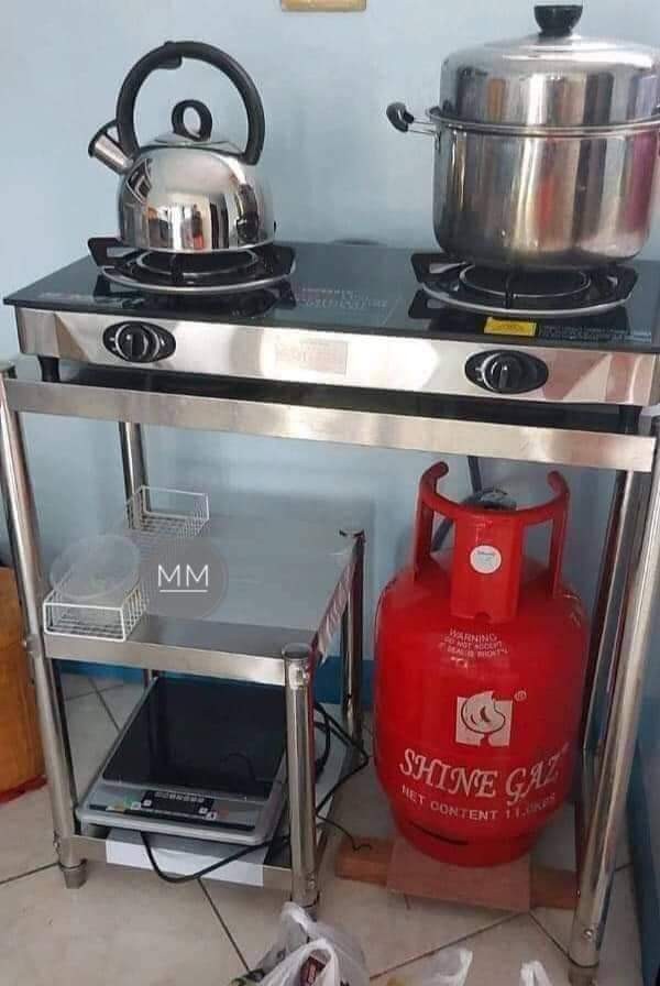 Gas Stove Rack 2, Furniture & Home Living, Furniture, Shelves, Cabinets ...