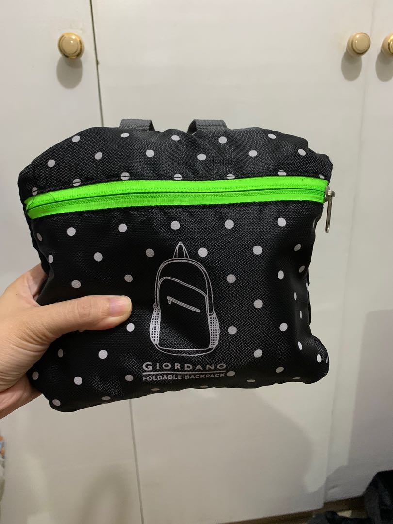 Giordano Foldable Backpack Women s Fashion Bags Wallets Backpacks on Carousell