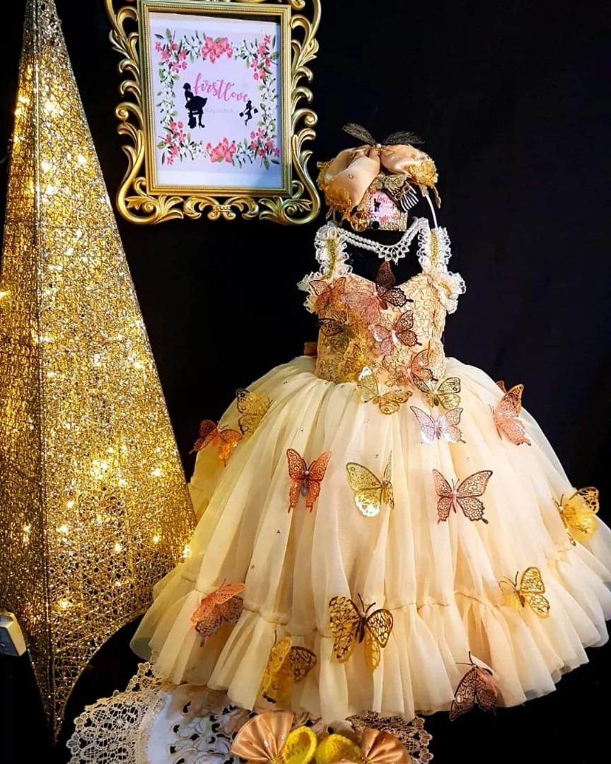 Butterfly dress for deals 1 year baby