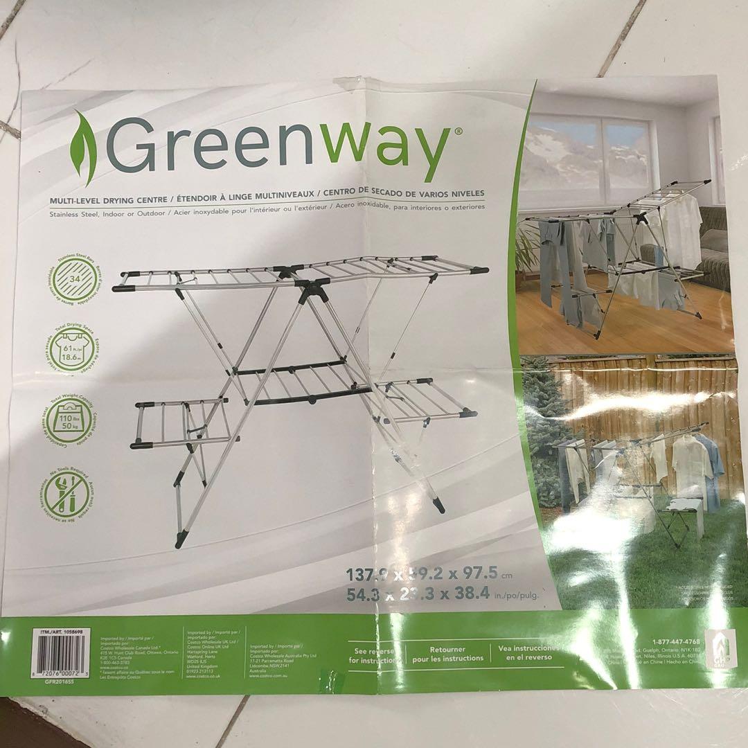 Greenway Foldable Clothes Drying Rack, Furniture & Home Living, Home