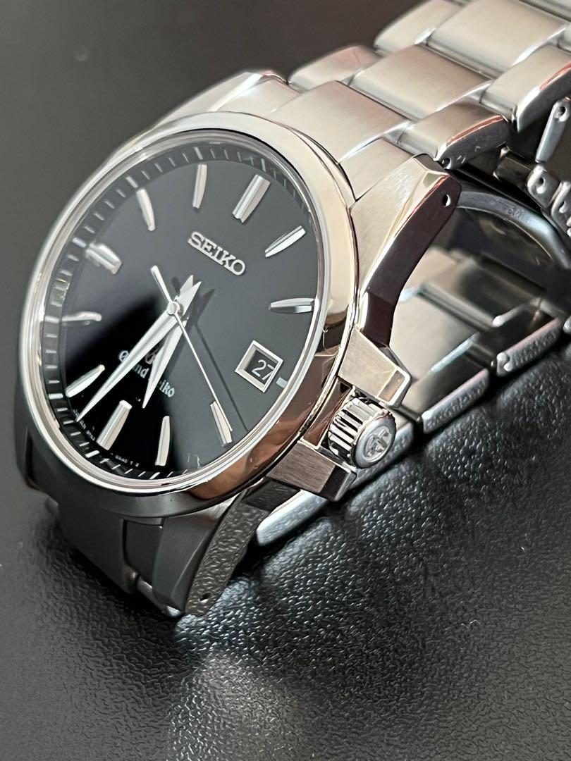 減價不議Grand Seiko SBGX055 黑面石英, 名牌, 手錶- Carousell