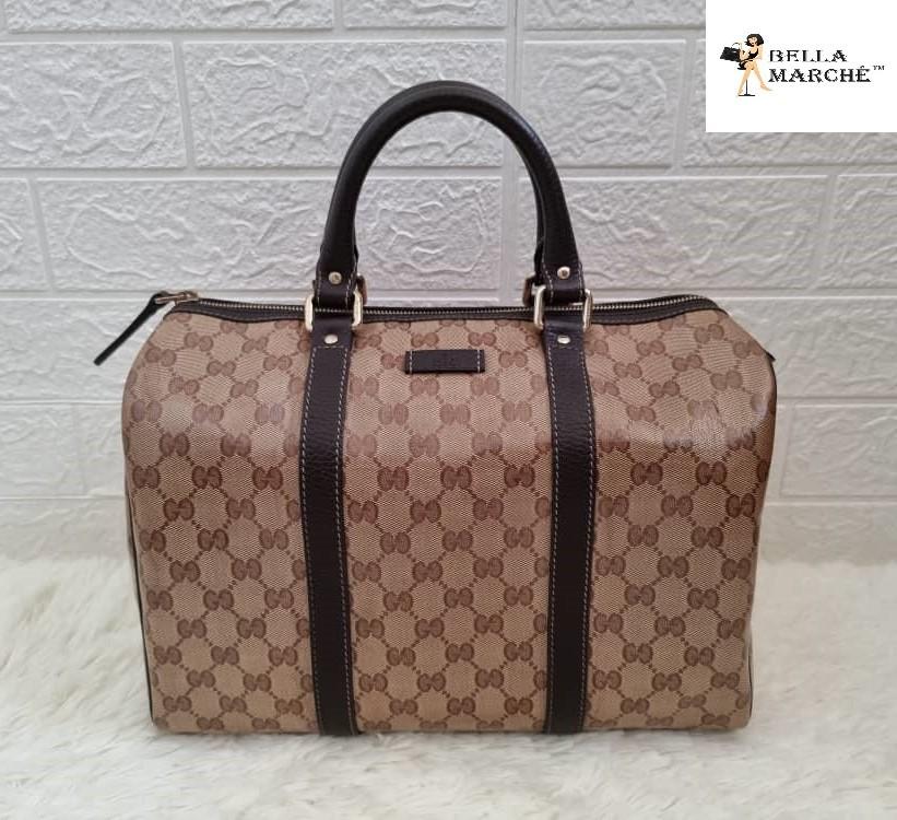 Vintage Gucci Speedy Boston Bag, Luxury, Bags & Wallets on Carousell