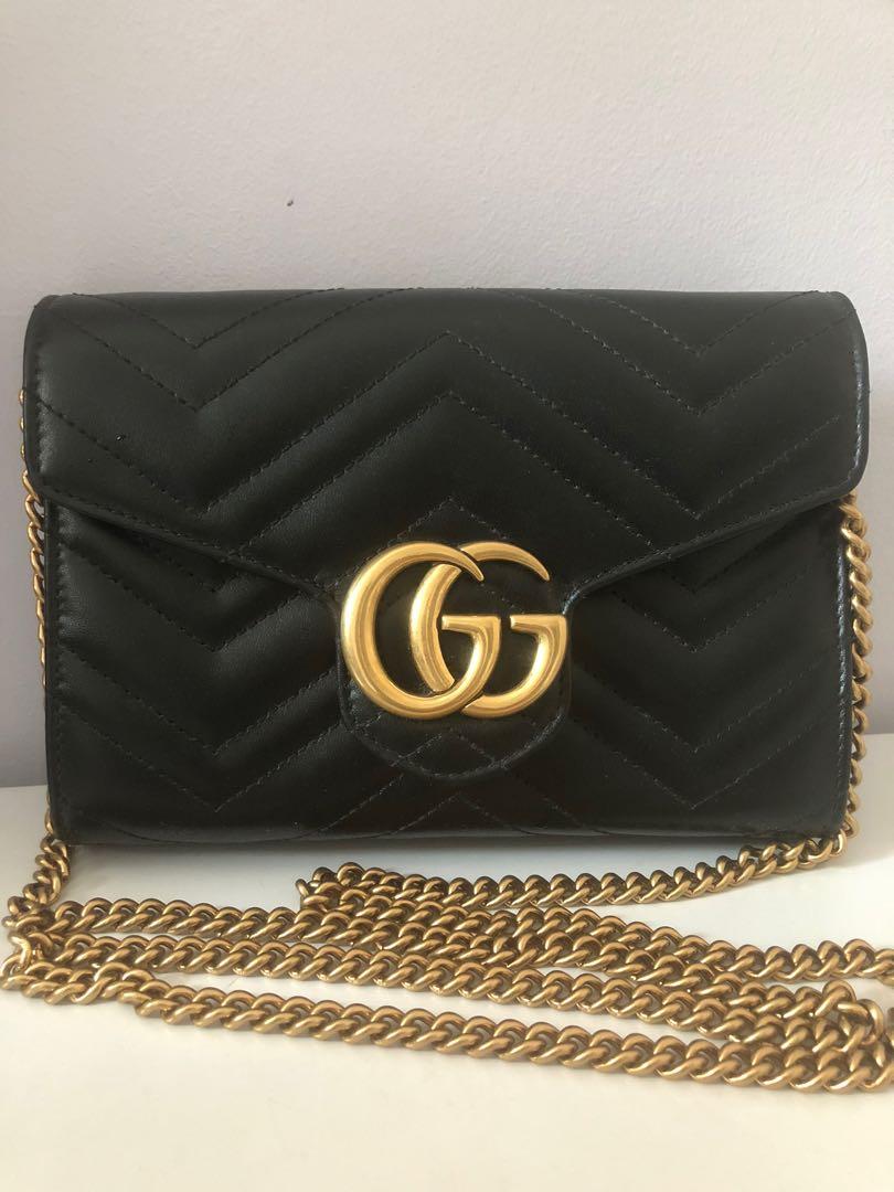 Gucci Marmont Wallet on Chain