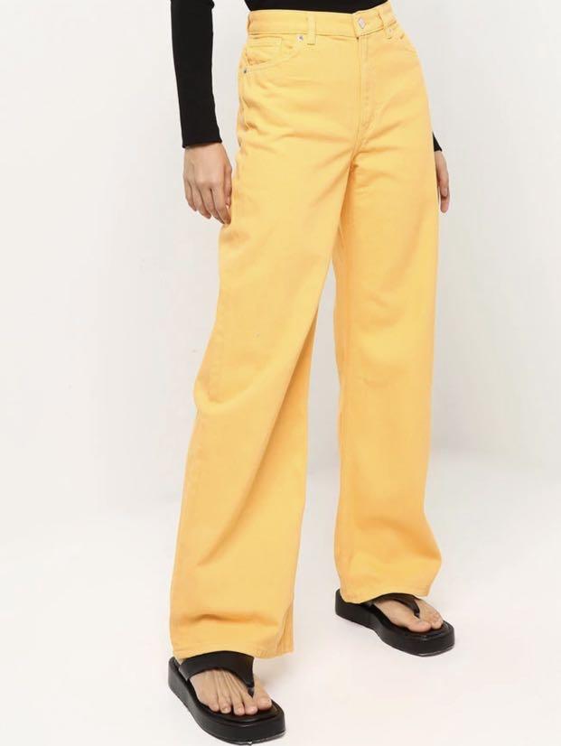 H&m yellow jeans sale
