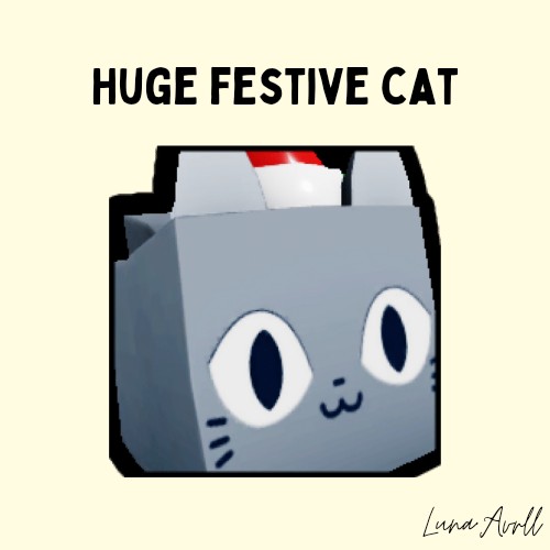HUGE FESTIVE CAT, Video Gaming, Gaming Accessories, InGame Products on Carousell