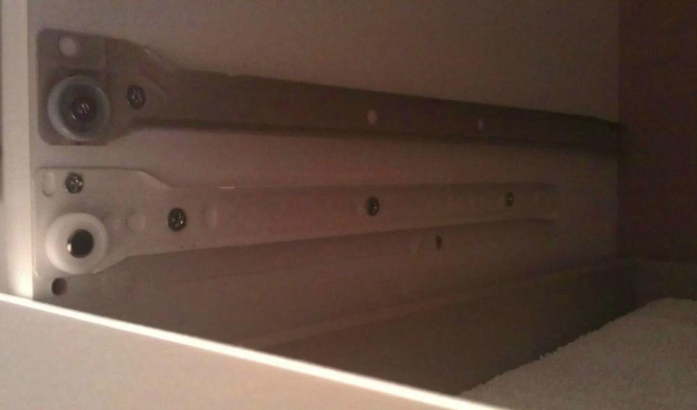 Ikea Besta drawer slides roller tracks, for DIY, Furniture & Home