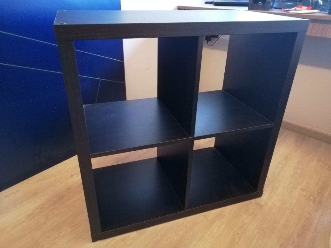 IKEA KALLAX Shelving Unit BlackBrown, Furniture & Home Living