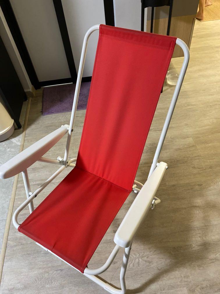 IKEA reclining chair, Furniture & Home Living, Furniture, Chairs on