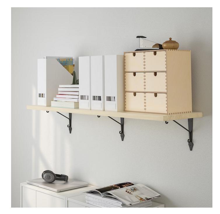 IKEA TRANHULT shelf + 3 SANDSHULT Bracket, Furniture & Home Living