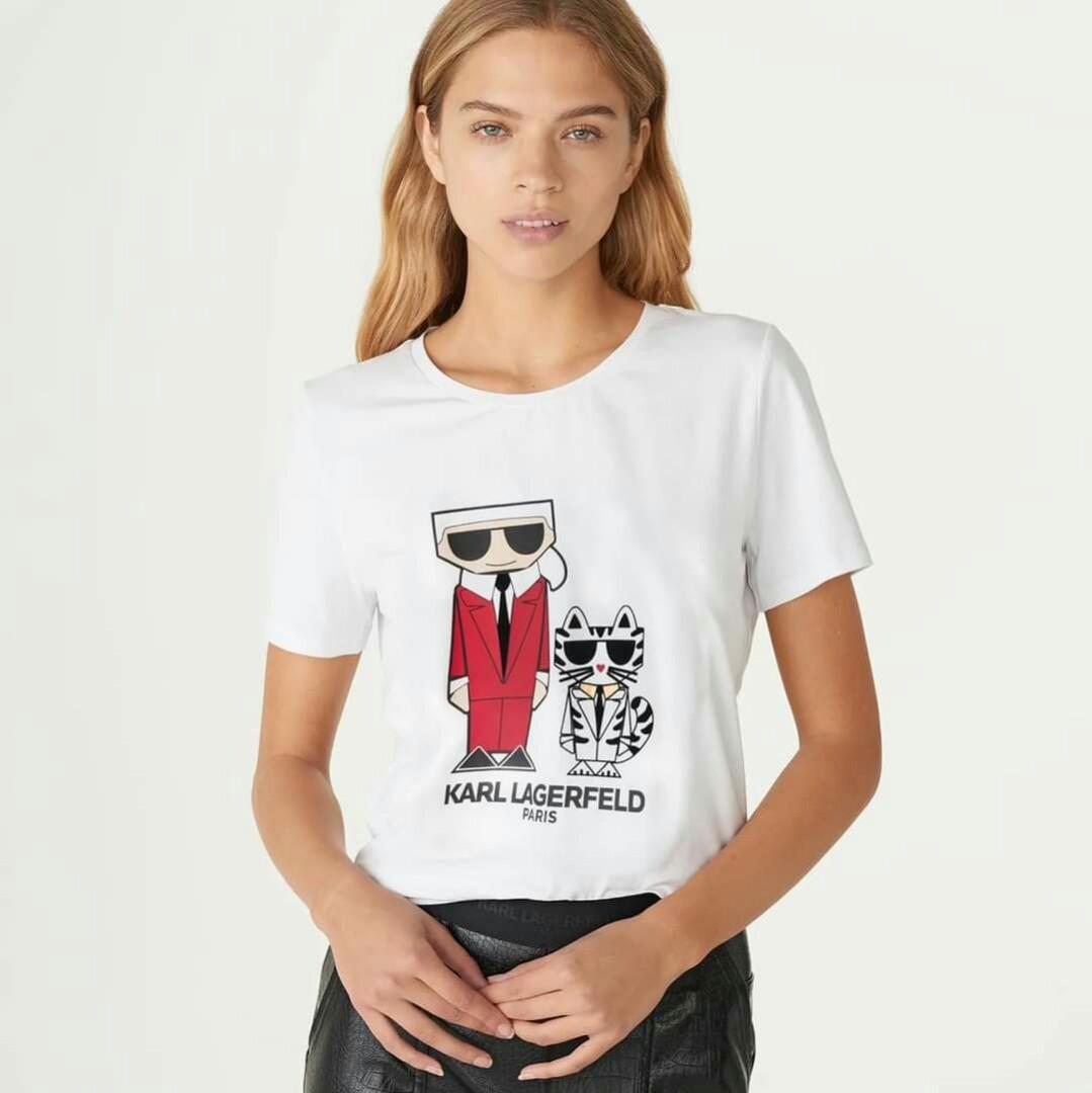 Karl Lagerfeld Women T Shirt, Women's Fashion, T ...