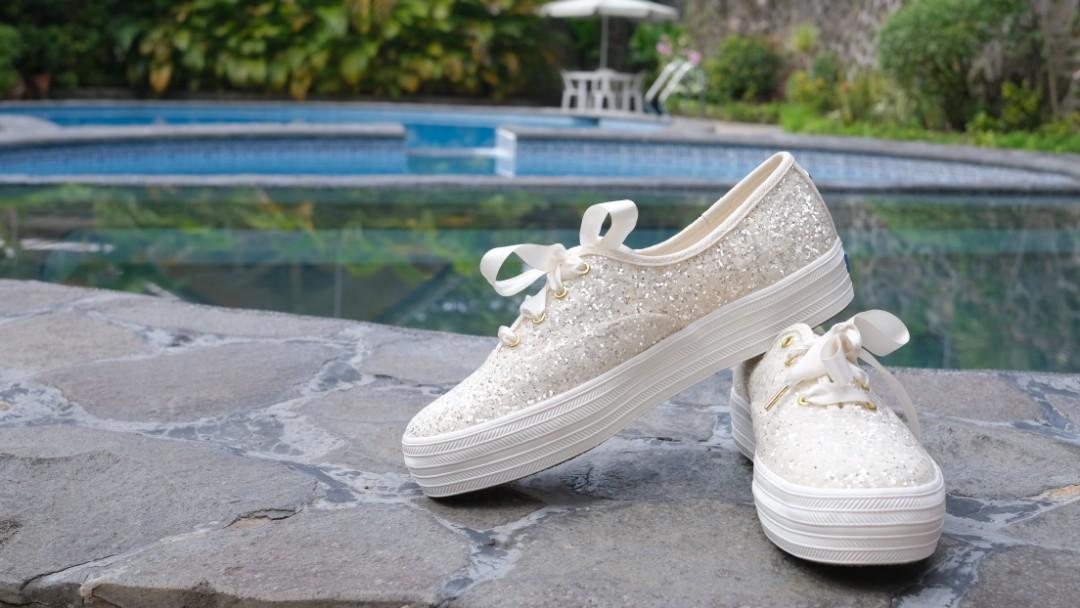 Keds x Kate Spade Wedding Shoes Edition, Women's Fashion, Footwear,  Sneakers on Carousell
