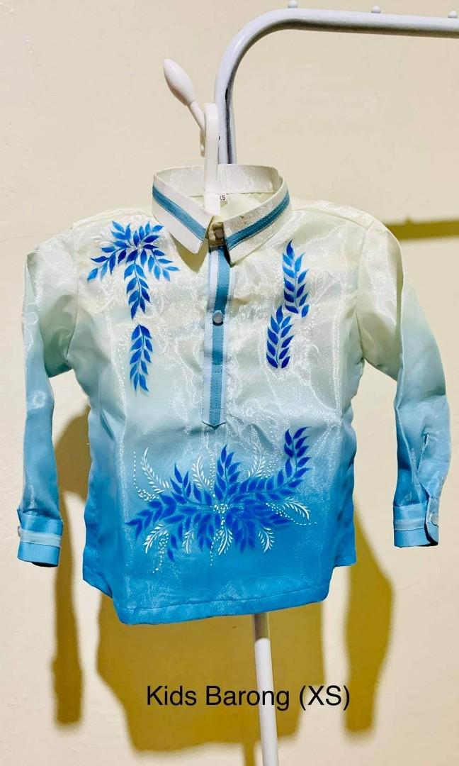 Modern barong tagalog for kids on sale