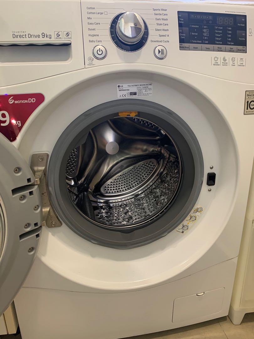 LG Direct Drive 9kg Washer, TV & Home Appliances, Washing Machines and