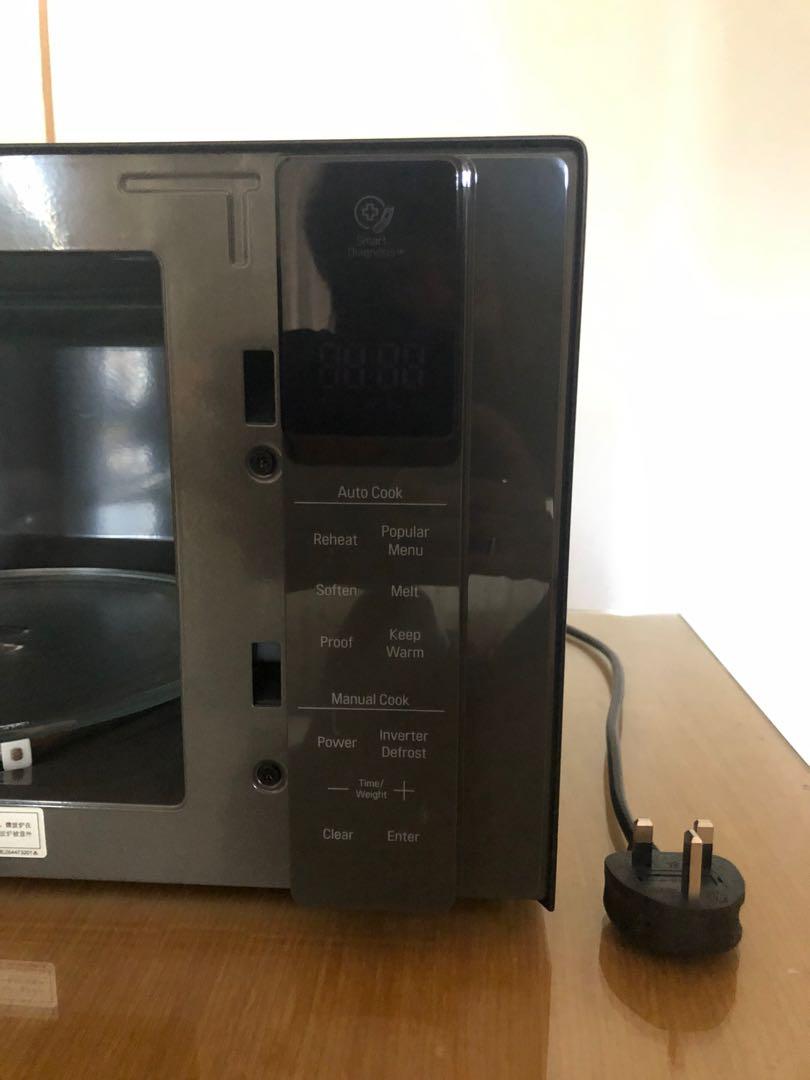 LG smart inverter microwave oven, TV & Home Appliances, Kitchen
