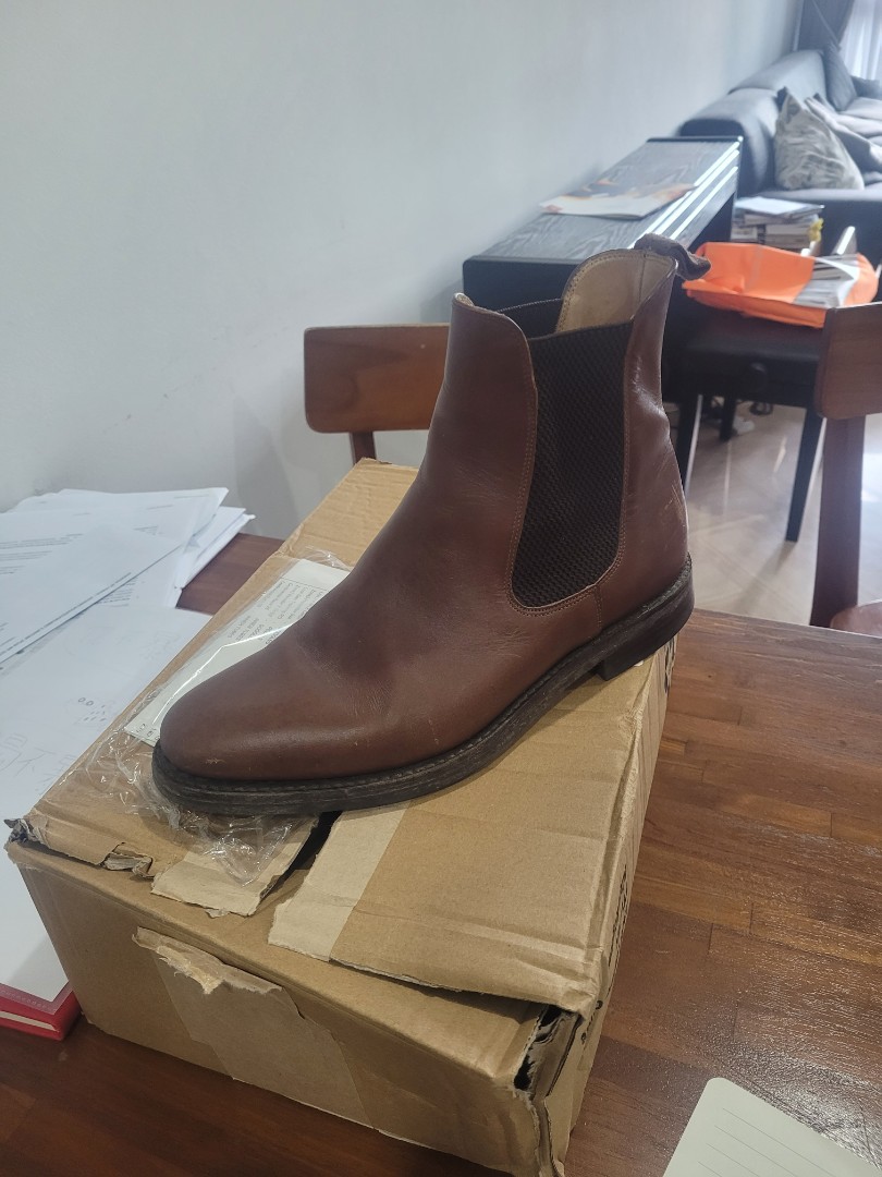 loake black chelsea boots