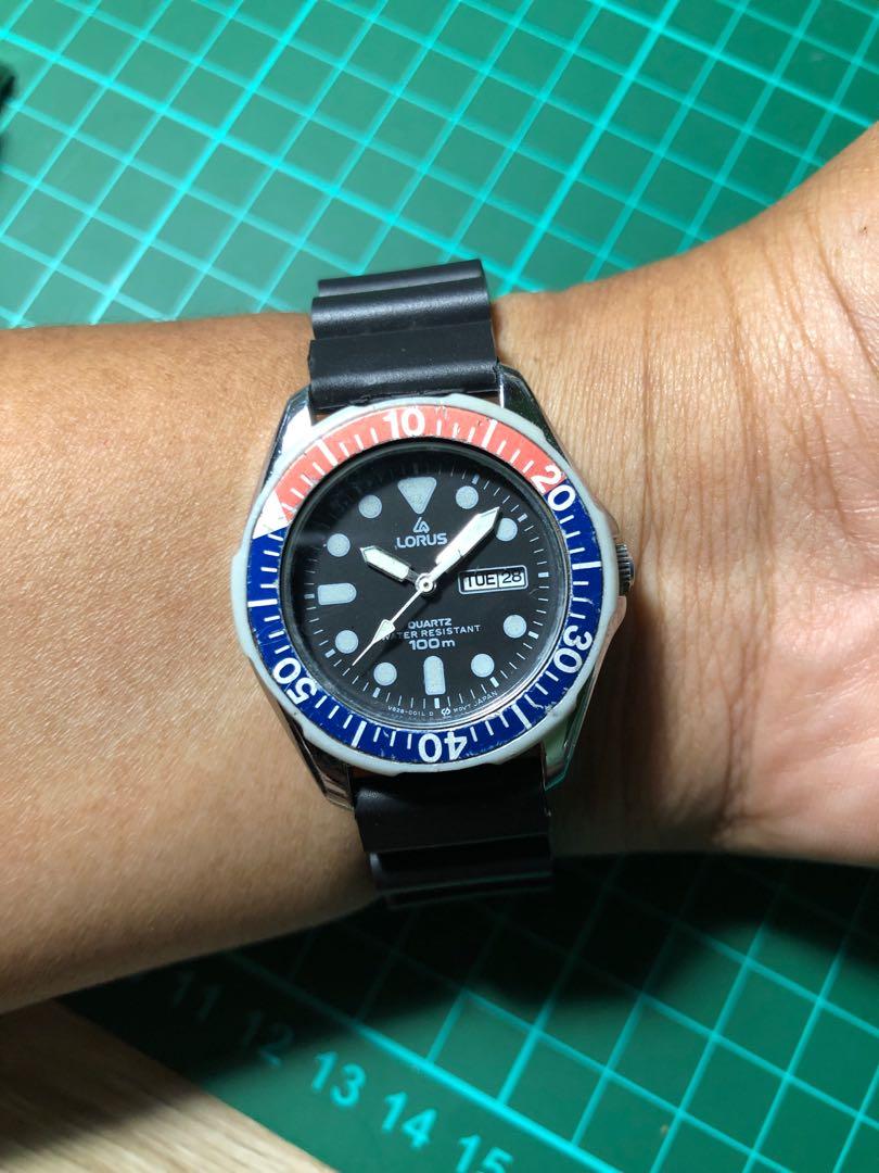 Lorus pepsi diver shop