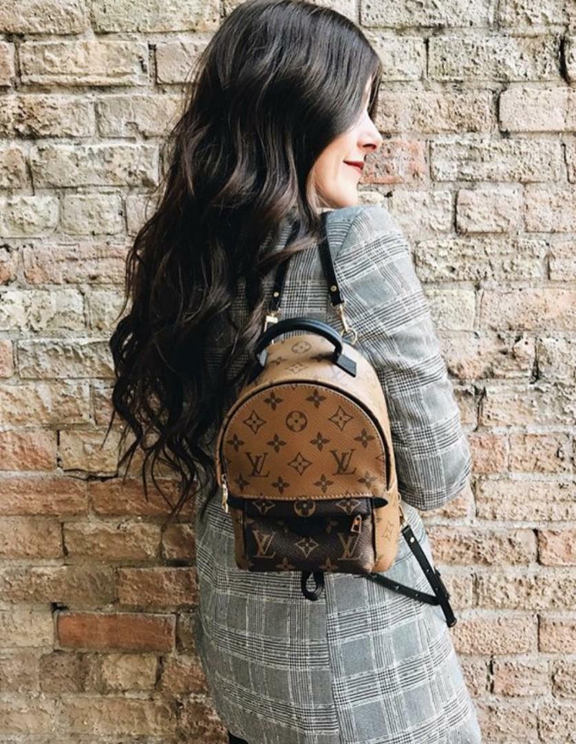 Louis Vuitton Palm Springs Backpack Mini Monogram Reverse Canvas, Luxury,  Bags & Wallets on Carousell